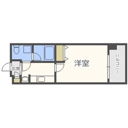 ＪＲ難波駅 徒歩3分 8階の物件間取画像